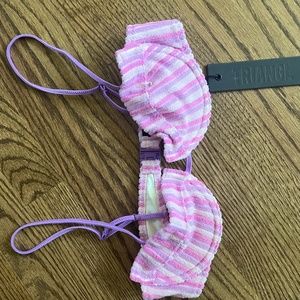 TRIANGL BATHING SUIT TOP: MALA LOTUS TOP- S